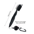 thumbnail image 4 of Generic Dual-Sided Golf Club Cleaner with Retractable Cord - Red, Ideal Gift for Golf Enthusiasts, 4 of 6
