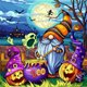 thumbnail image 1 of LP1004 Resina Diamante Serie Navideña Halloween Con Diamantes Completos 30*30CM, 1 of 9