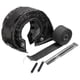 thumbnail image 1 of Cubierta de protección térmica de turbocompresor para T3, con carcasa de resortes de bloqueo, accesorios de protección térmica ignífugos, Negro Sunnimix Manta de turbocompresor, 1 of 8