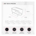 thumbnail image 4 of Set 6 Organizadores para Botellas de Vino Cookify Apilable, 4 of 6