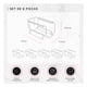 thumbnail image 4 of Set 6 Organizadores para Botellas de Vino Cookify Apilable, 4 of 6