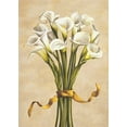 thumbnail image 2 of Corradini, Lisa 14x18 White Modern Wood Framed Museum Art Print Titled - Bouquet bianco, 2 of 4