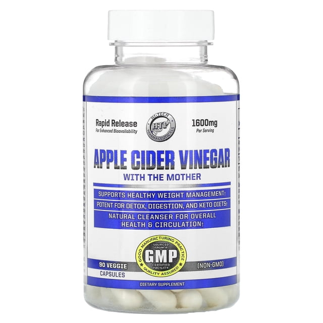 Vinagre de sidra de manzana Supplement Hi Tech Pharmaceuticals 90 cápsulas