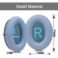 thumbnail image 7 of Adhiper QC45 Replacement Ear Pads Quite-Comfort Protein Leather Earpads Covers Noise Canceling Ear Pads Cushions Earmuff Repair Part for Boses QC45 Headphone(Blue), 7 of 7