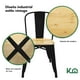 thumbnail image 3 of Set De 2 Sillas Tolix Con Asiento De Madera Para Comedor Interior Exterior negro, 3 of 8