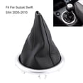 thumbnail image 3 of Lever Cover, Car Black Manual TransmissionLever Frame Boot Cover Replacement for Swift SX4 2005-2010, 3 of 8