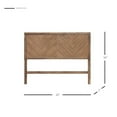 thumbnail image 3 of Piero Chevron Queen Headboard - Monterey Brown, 3 of 8