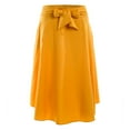 thumbnail image 3 of Femmes Taille Haute Évasée Plissée Longue Robe Maxi Jupe Jupe Évasée Jupe, 3 of 4
