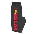 thumbnail image 2 of Garfield Relax Like Garfield Mens Jogger Sweatpants, Charcoal, Large, 2 of 5