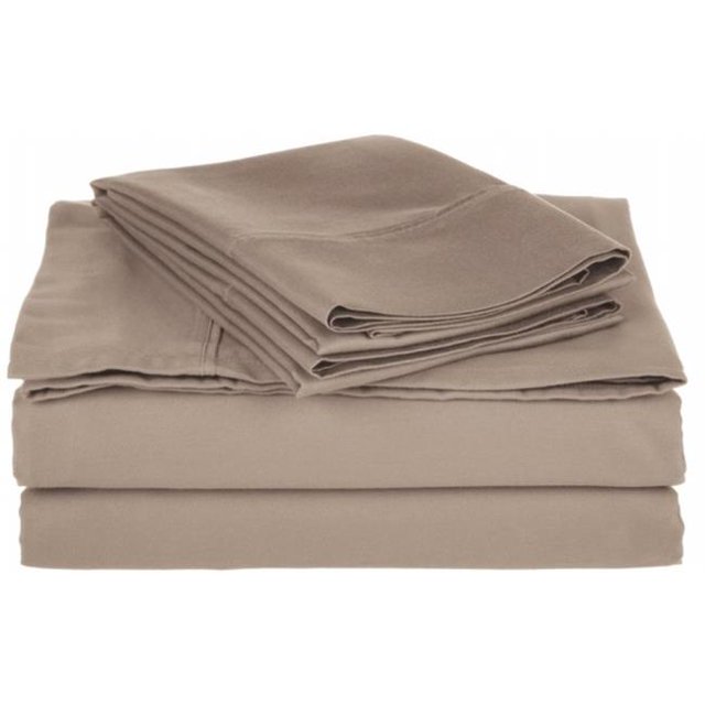 Coton Riche 800 Fil Compter Ensemble de Feuille Solide Californie Très Grand-Gris