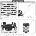 thumbnail image 3 of Camping Heater Stove - Portable Gas Heater Mini Portable Outdoor Folding Metal Heater Gas Stove, Camping Hiking Accessory, 3 of 4