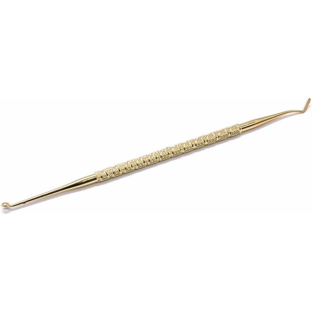 Angzhili Foam Pad Handle,Dental Composite Resin Modelling,Composite Filling Restrorative Tool (Gold)