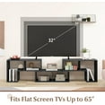 thumbnail image 6 of Wubio 3 Pieces Cube TV Stand, Modern Entertainment Center for up to 65 Inch TV, Minimalist TV Console Table, Free Combination Storage Bookcase Shelf for Living Room or Bedroom (Black Wood Grain), 6 of 9
