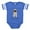 Royal Blue, variant on CafePress - FIN Lhasa Apso Good - Cute Infant Baby Football Bodysuit