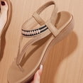 thumbnail image 3 of Sandalias Plataforma Casuales Con Punta Clip Antideslizantes Transpirables para La Playa, 3 of 9