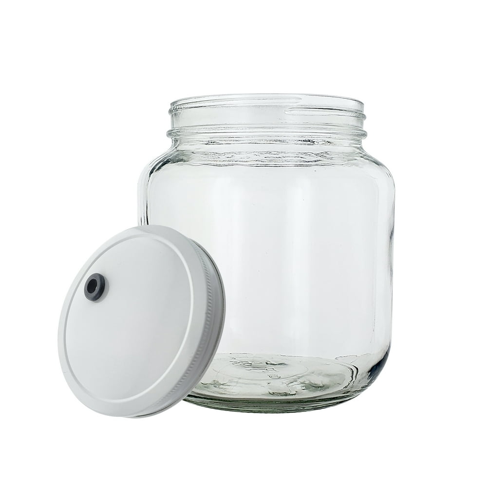 64oz Wide Mouth Jars With 110mm Grommeted Metal Lid