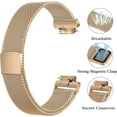 thumbnail image 3 of HCTian pour Fitbit Inspire 2 Bracelets Femmes Hommes, Bracelet Magnétique Réglable en Maille Métallique en Acier Inoxydable avec Sangle de Remplacement pour Fitbit Inspire 2 / Inspire HR/Inspire, 3 of 7