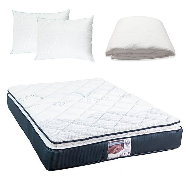 Colchón King Size + Protector de colchón +2 Almohada Osos Spring Air Mónaco