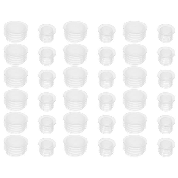 PTOOTP 200Pcs Simple Design Protective Replacement Lids for Milk Bottles