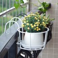 thumbnail image 3 of Support à Fleurs Mural Facile à Installer Antirouille à Forte Capacité de Charge Support de Pots de Plantes pour Balcon, 3 of 8