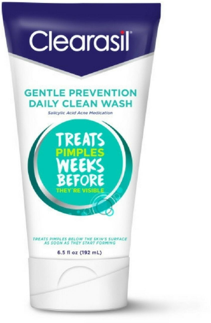 Clearasil Gentle Prevention Daily Clean Wash, 6.5 oz (Pack of 3