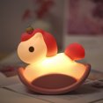 thumbnail image 3 of Mistaha Rocking Horse Night Light Silicone Cute Bedside Lamp Dimmable Nursery Nightlight Rechargeable Touch Lamp, 3 of 8