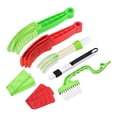 thumbnail image 2 of Kit de cepillos para limpiar persianas, paquete de 5 cepillos y 2 paños, herramientas para limpiar persianas, aire acondicionado y polvo de persianas., 2 of 9