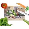 thumbnail image 2 of Carolines Treasures BDBA0312LCB Basset Hound at the gate Glass Cutting Board Large, 12H x 16W, multicolor, 2 of 2
