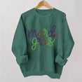 thumbnail image 2 of Craaazy St Patricks Day Shirts Women's Long Sleeve Green Theme Leisure Shamrock Prints Crewneck Raglan Sleeve Hoodless Clothes Gifts, 2 of 6