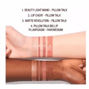 Charlotte Tilbury Pillow Talk Iconic Lip and Cheek Secrets - Pillow Talk Beauty Light Wand, Lip Cheat, Matte Revolution, Big Lip Plumpgasm