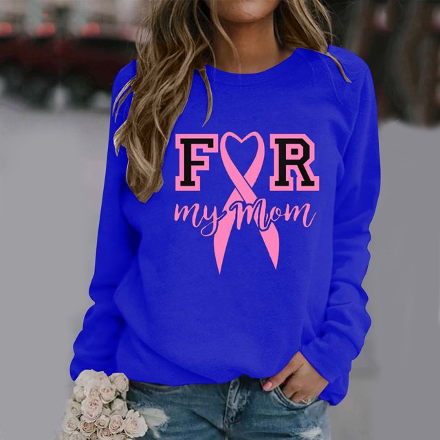 Qiopertar Mode Femmes T-Shirt à Manches Longues Col Rond Imprimé Chandail en Molleton Blouse Hauts Liquidation Livraison Gratuite à Moins de 5$ jusqu'à 90 % de Réduction
