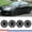 Black Lacquer, variant on 15 inch Set of 4 Hubcaps Wheel Rims Cover R15 for 2002-2006 Toyota Camry Snap-on Installation Lacquer