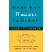 Webster's Thesaurus for Students, Fourth Edition (Paperback)