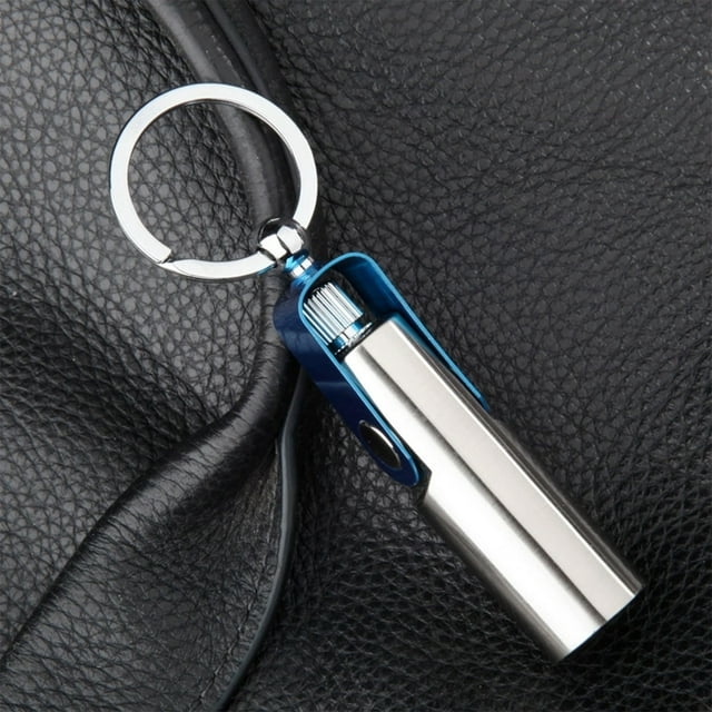 Waterproof 10000-Strike Matches Lighter with Multi-Function Design, Portable Vintage Kerosene Lighter for Outdoor Use, Keychain Attachment