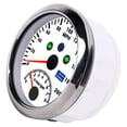 thumbnail image 3 of NFTIGB 85mm (3.38 inches) 0-200MPH GPS Speedometer and 0-8000 RPM Digital Tachometer Gauge with Adjustable Overspeed Alarm Red Backlight for Car Boat Marine Yacht RV Truck Universal Fitment White, 3 of 9