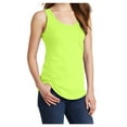 thumbnail image 4 of Yellow Rooster Women's Core Cotton Tank Top Neon Yellow M, 4 of 6