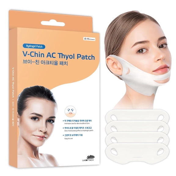 Labottach V-Chin AC Thyol Patch, 4 Count