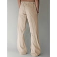 thumbnail image 3 of Pantalón PIDOGYM de algodón y lino, verano, casual, holgado, color caqui, 3 of 5