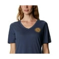 thumbnail image 3 of COLUMBIA Womens Blue Graphic Short Sleeve V Neck T-Shirt Plus 2X, 3 of 3