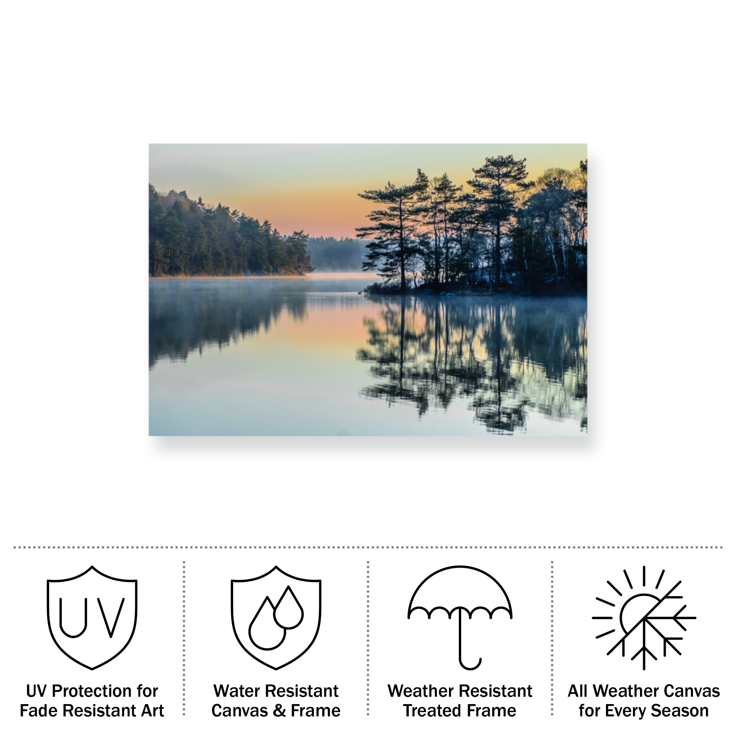 Benny Pettersson 'Before People Wake' Outdoor Canvas