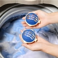 thumbnail image 1 of YiJuHui 2pcs Reusable Laundry Hair Catcher Balls - Pet Hair Remover for Washing Machine & Dryer, Anti-Static Wrinkle Reducer, Lint Fuzz Collector for Clothing Care, 1 of 6