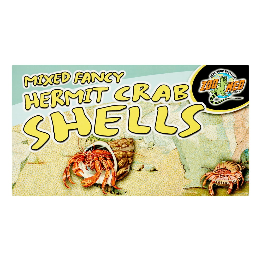 Zoo Med Mixed Fancy Hermit Crab Shells, 24Count