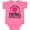 Hot Pink, variant on Inktastic Fantasy Football Princess Girls Baby Bodysuit