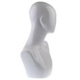 thumbnail image 3 of serony Female Mannequin Manikin Head Display Headphone Display Head Display Head Female Mannequin Shoulder Model Head Plastic for Wigs Glasses Hats Display, 3 of 9