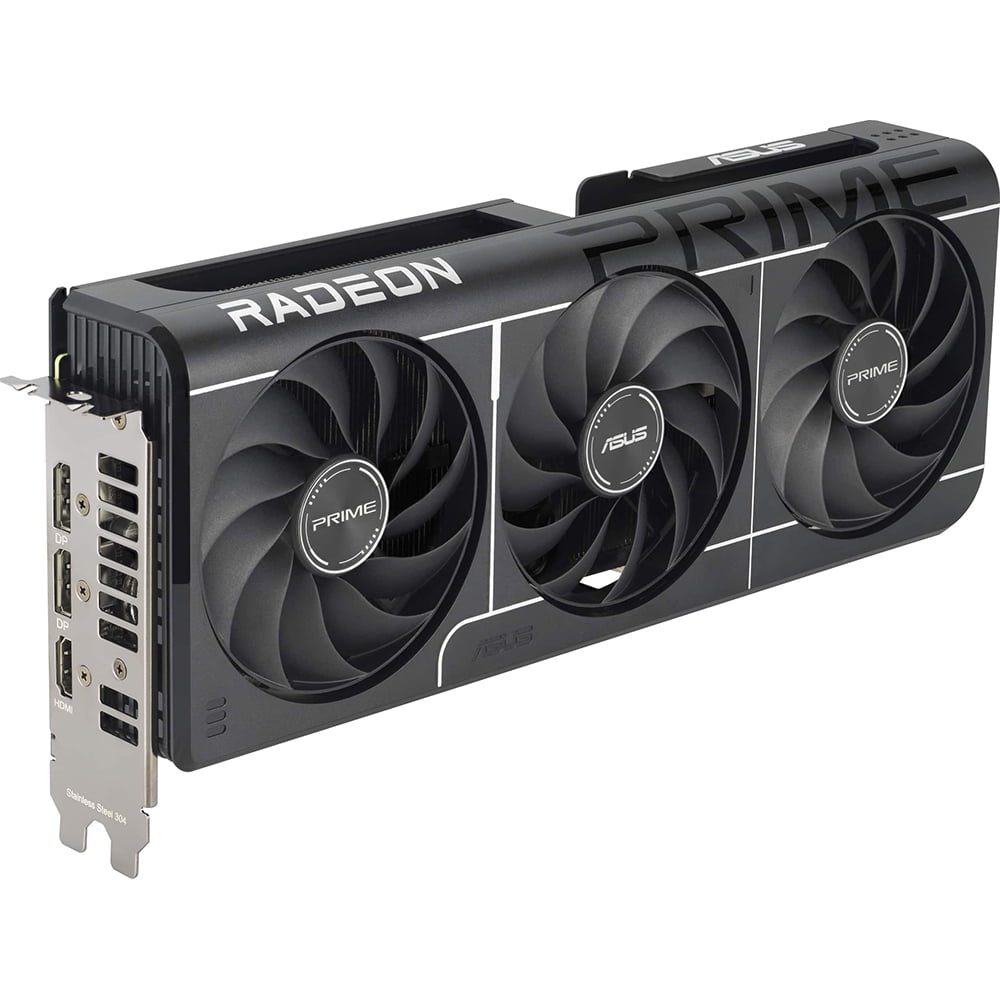 ASUS Prime Radeon RX 9060 XT 8GB GDDR6 OC Edition Graphics Card - PRIME-RX9060XT-O8G