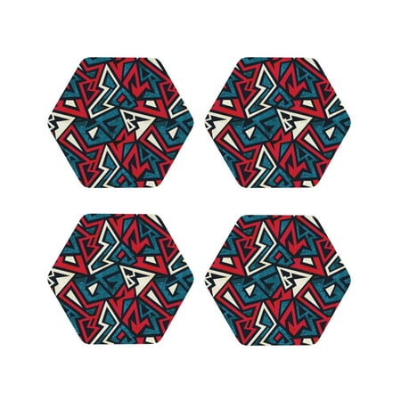 

Leather Coasters with Heat-resistant for Drinks geometric elements -标题2 Hexagon