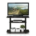 thumbnail image 4 of Pemberly Row Turn-N-Tube Wood 3-Tier TV Stand for TV up to 32" in Dark Walnut, 4 of 5