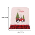 thumbnail image 2 of sweethay Cubierta de silla de Navidad para Tractor, patrón de rejilla de lino, recuerdo de fiesta antideslizante, funda a prueba de polvo, suministros Kits de decoración para fiestas sweethay HA069930-00, 2 of 6