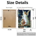 thumbnail image 6 of Diamond Painting Wooden Frames, Natural Wood Frames with Plexiglass Compatible with 12x16 in/30x40cm Size Diamond Paintings or Photos - Walnut, 6 of 8