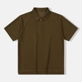 thumbnail image 1 of Camisas Elvqul de Hombre Verde del Ejército Economicas Manga Larga Deportivas Cuello Redondo de Color Sólido, 1 of 8